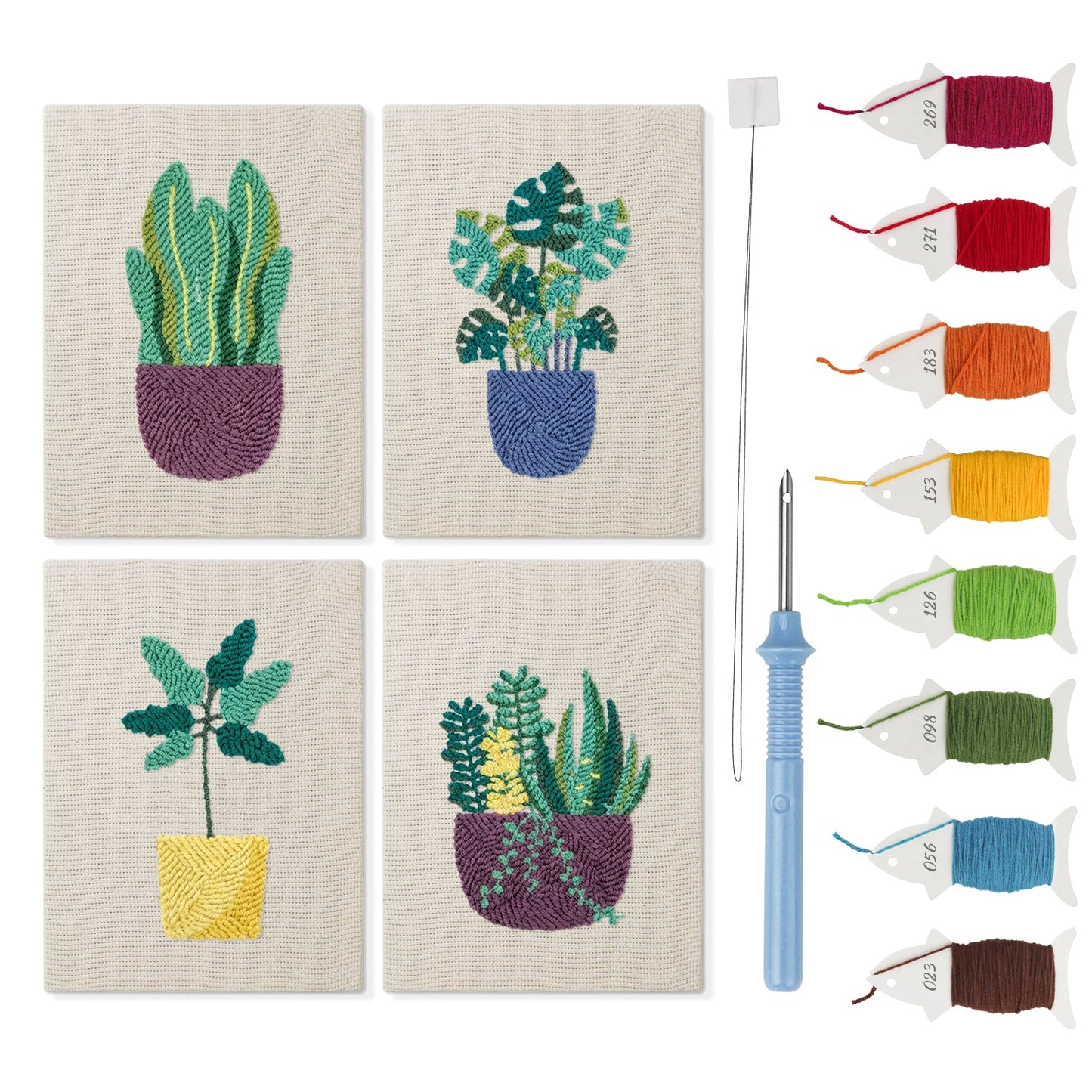 Trendy Foliage - Set of 4 - miicreative