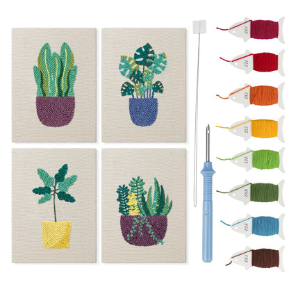 Trendy Foliage - Set of 4 - miicreative