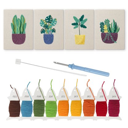 Trendy Foliage - Set of 4 - miicreative