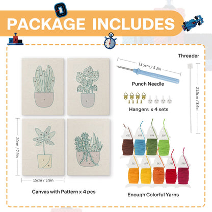 Trendy Foliage - Set of 4 - miicreative