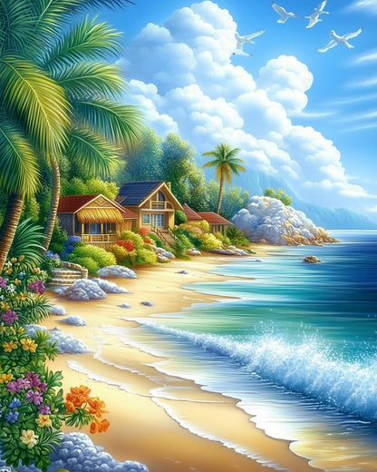 Tropical Beach Retreat - Sea Landscape - miicreative