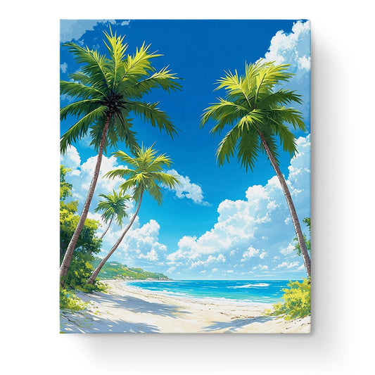 Tropical Beach Tranquility - Sea Landscape - miicreative