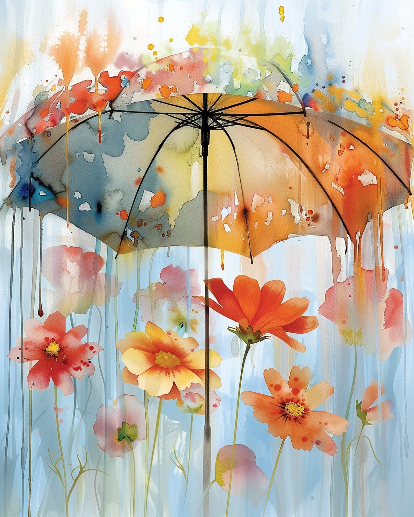 Umbrella Blossoms - Bohemian Vibes - miicreative