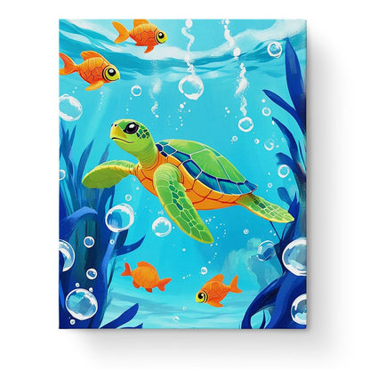 Underwater Turtle Adventure - Kids - miicreative