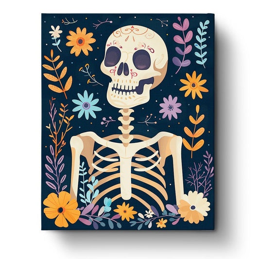 Undying Flora - Skeleton - miicreative - Paint by Numbers fixed Kit
