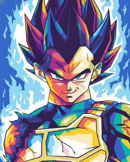 Vegeta Power Aura - Anime - miicreative