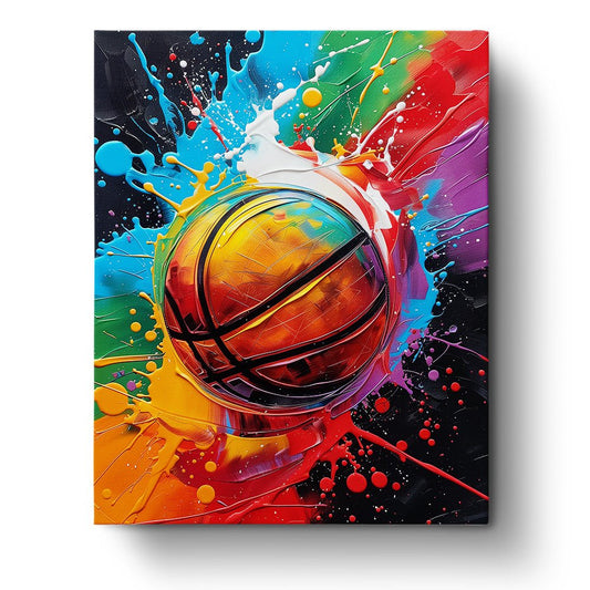 Vibrant Basketball Splash - USA - miicreative