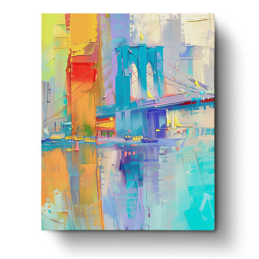 Vibrant Brooklyn Bridge - USA - miicreative