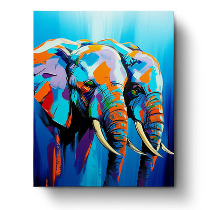 Vibrant Elephant - Abstract Animals - miicreative