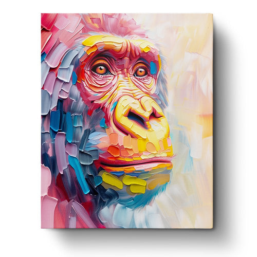 Vibrant Gorilla - Abstract Animals - miicreative
