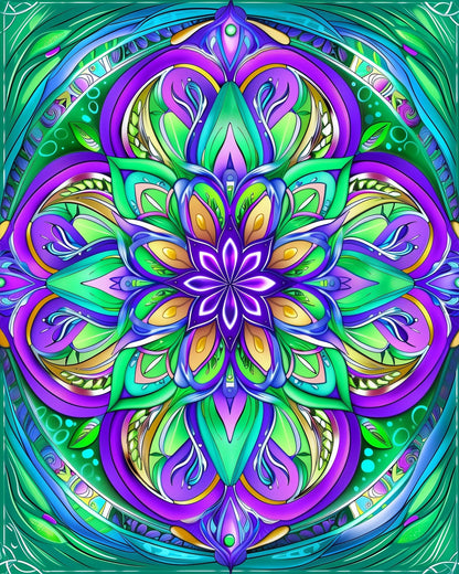 Vibrant Harmony - Mandalas - miicreative