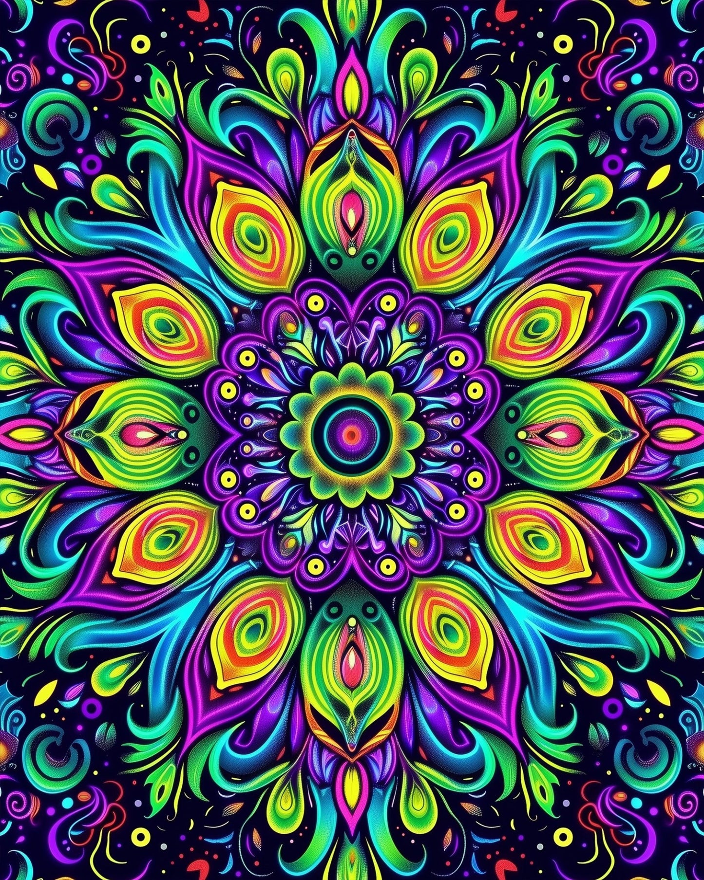 Vibrant Harmony - Mandalas - miicreative