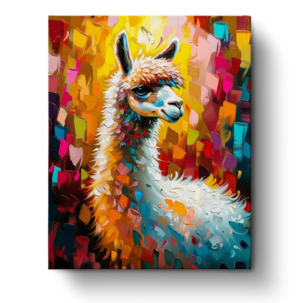 Vibrant Llama - Abstract Animals - miicreative