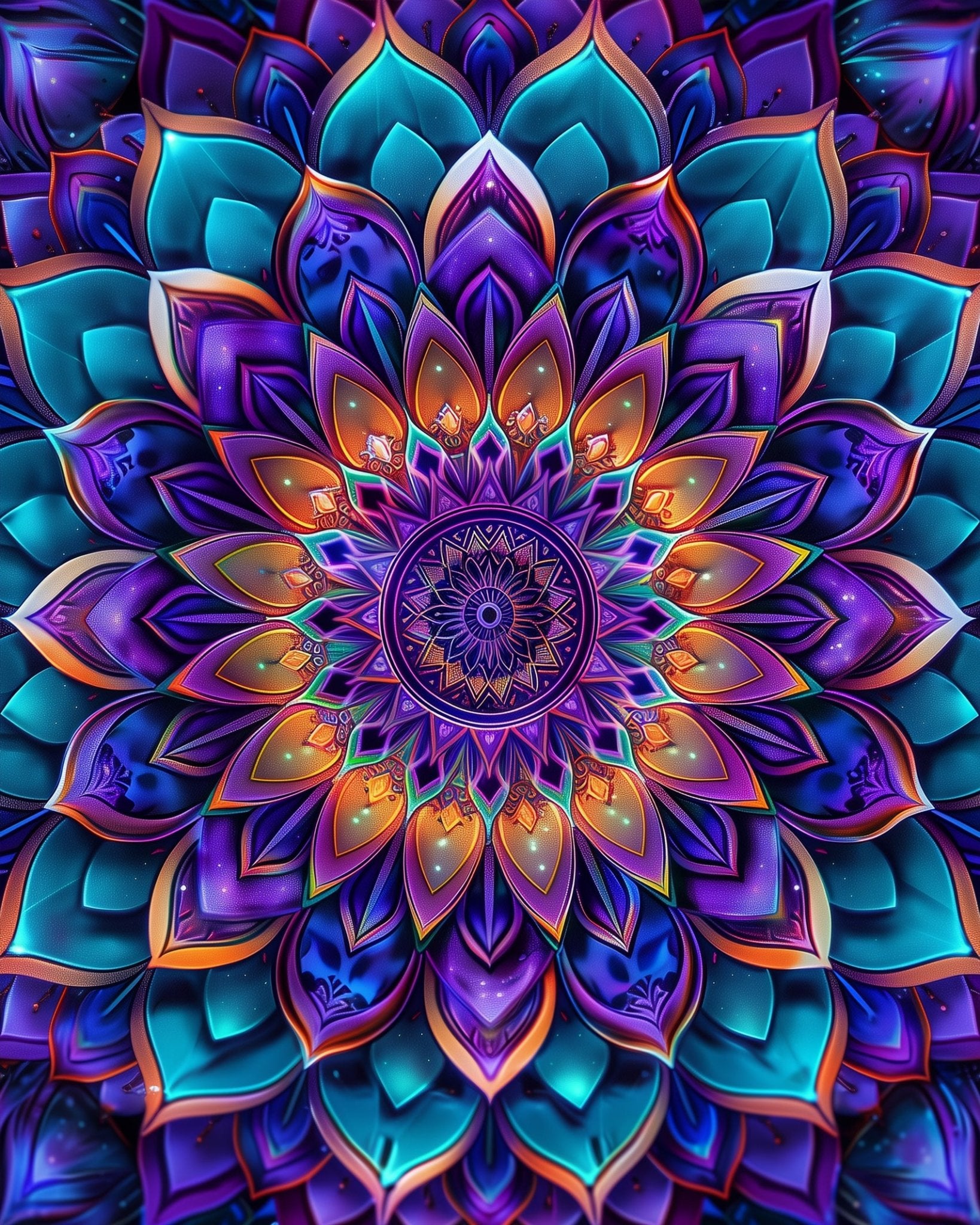 Vibrant Serenity - Mandalas - miicreative