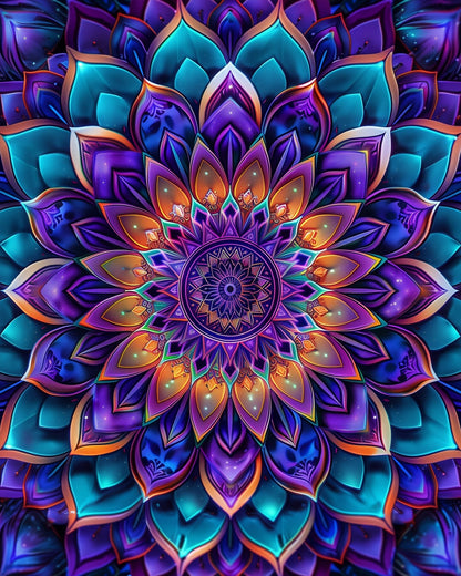 Vibrant Serenity - Mandalas - miicreative
