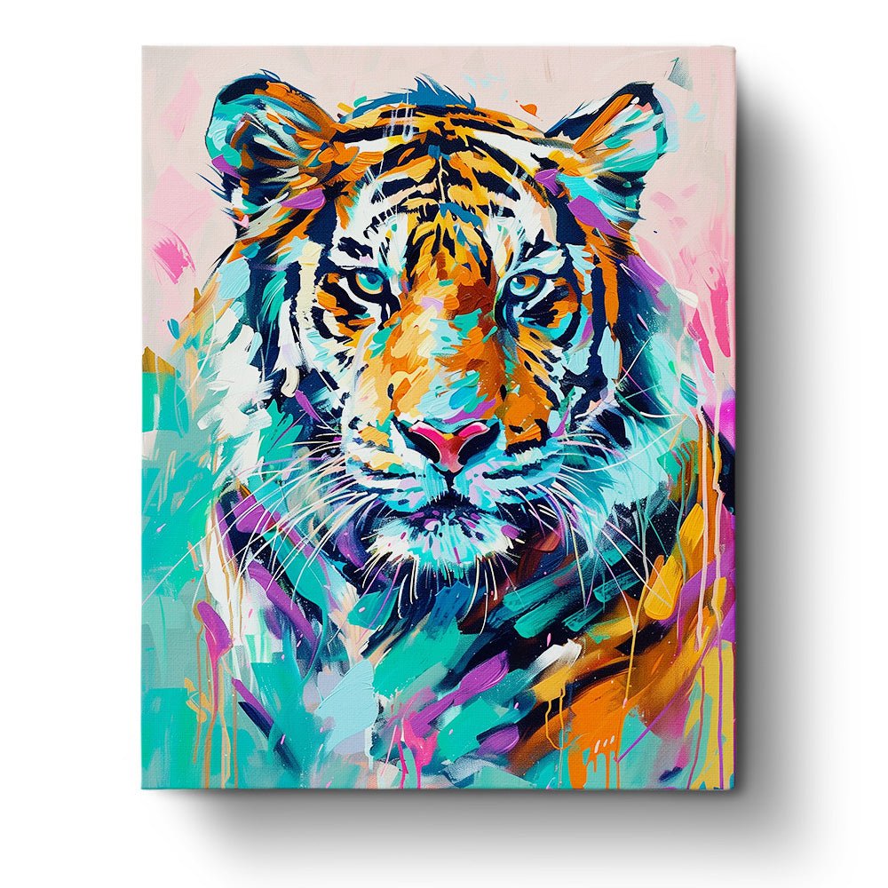 Vibrant Tiger - Abstract Animals - miicreative