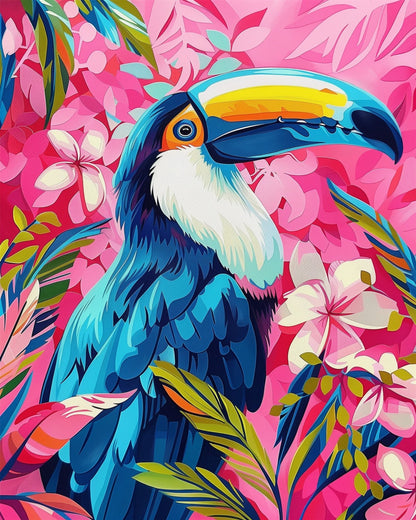 Vibrant Toucan - Abstract Animals - miicreative