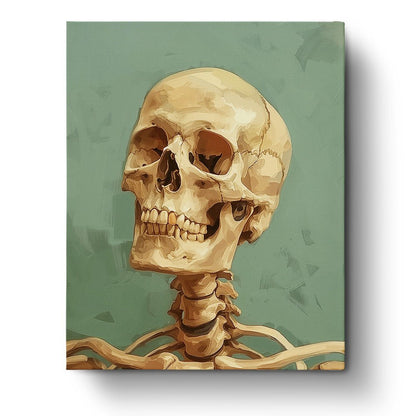Vivid Skull - Skeleton - miicreative - Paint by Numbers fixed Kit