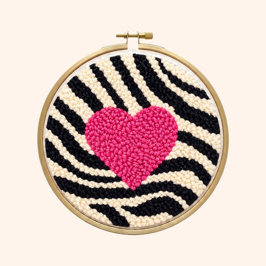 Zebra Heart - Circle Edition - miicreative